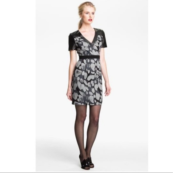 Tracy Reese Dresses & Skirts - Tracy Reese New York Leather Trimmed Dress